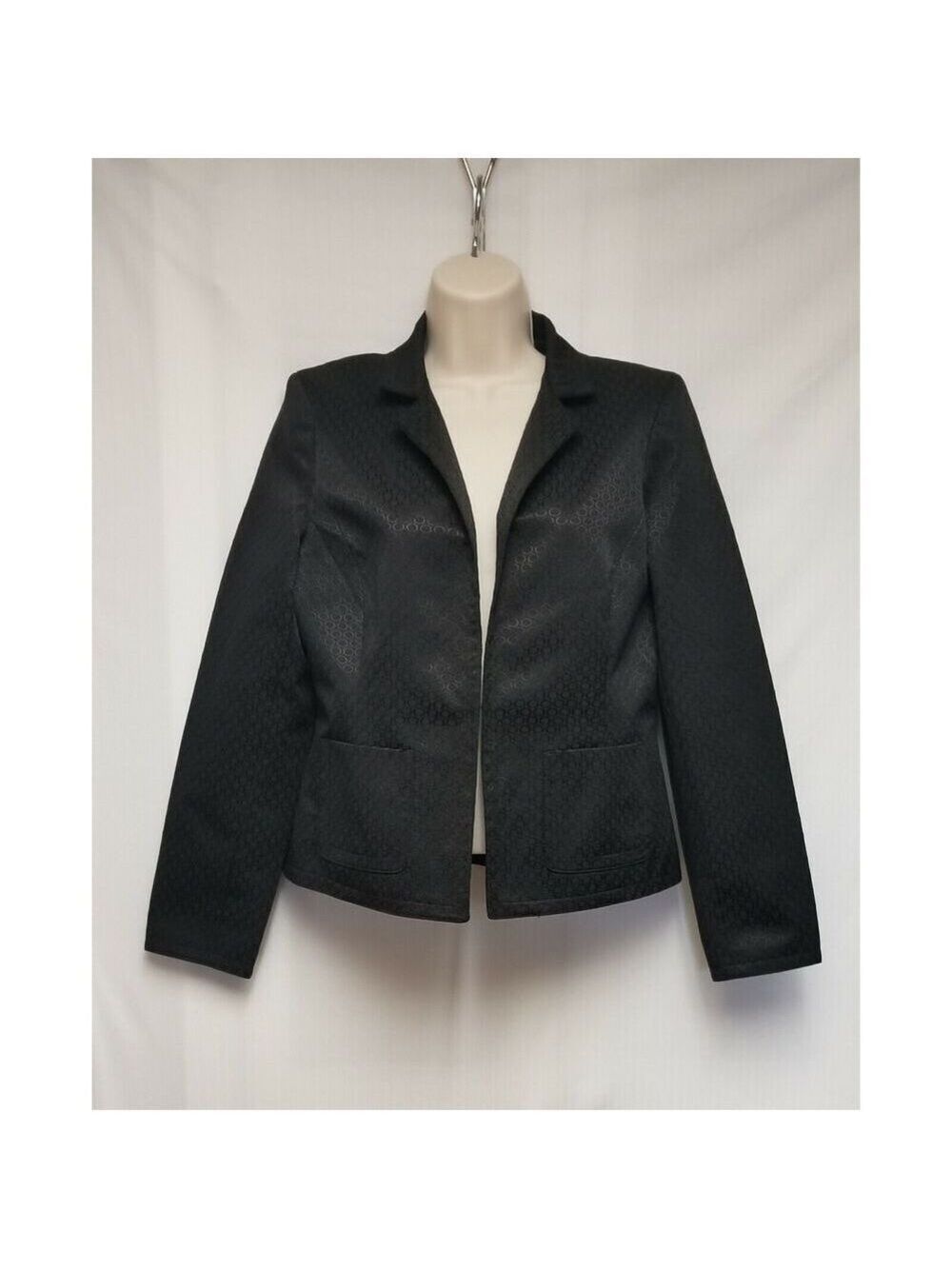 New York Jones York Collection Blazer Color Black Size 6 - Picture 4 of 9